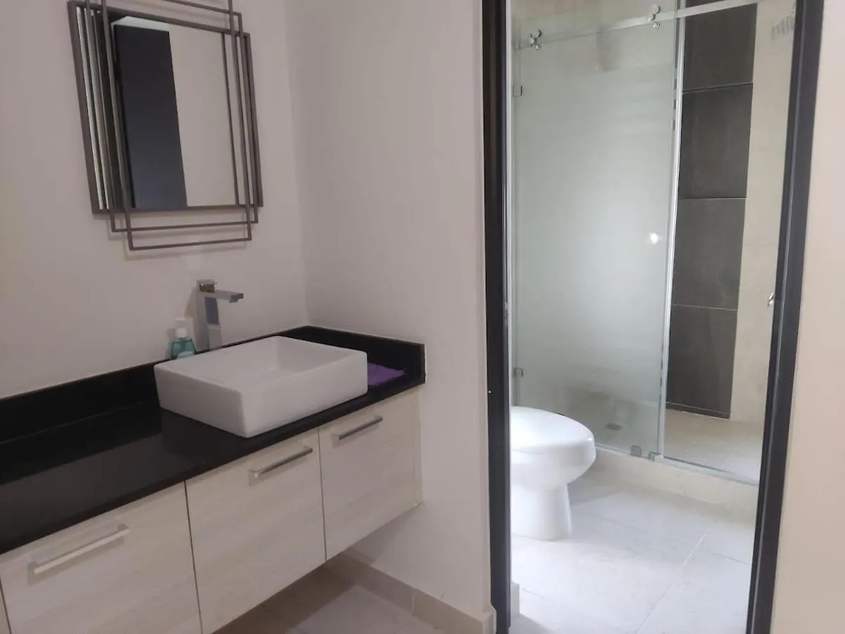 Semesterbostad Moderna Villa 3 Pisos Condominio Playa Del Carmen Mexiko